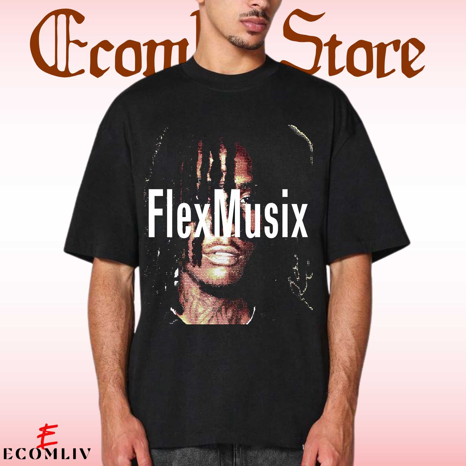 Flex Musix T-Shirt, Osamason Rapper Merch, Unisex T-Shirt